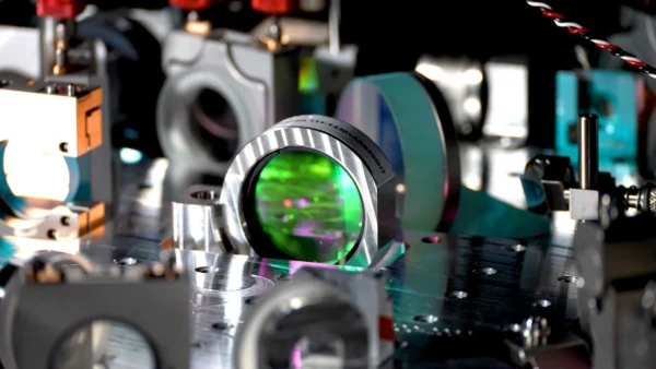 Precision optics inside Infleqtion’s neutral atom quantum computer